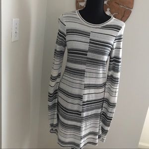 Free People striped/pinstripes knit sweater dress Size S